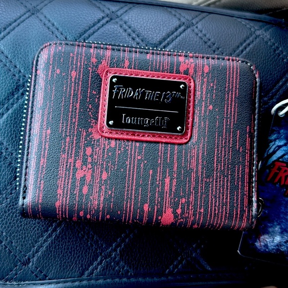 Loungefly Friday the 13th collection exclusive wallet NWT - Picture 3 of 7